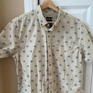 Prana medium short-sleeve print men’s shirt
